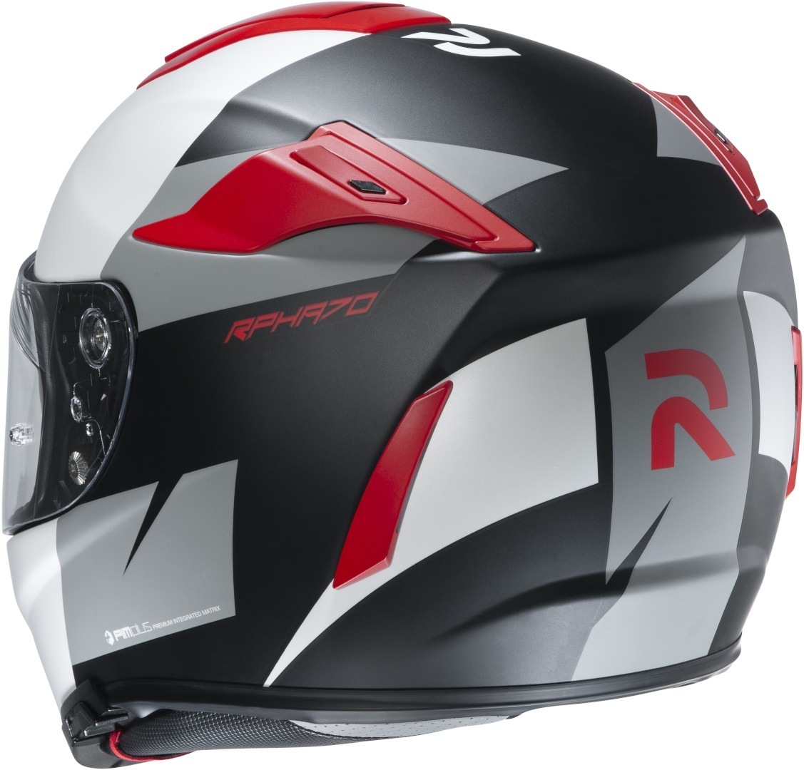 HJC RPHA 70 Terika casco bianco/rosso/argento XXL (62/63) Figura 3