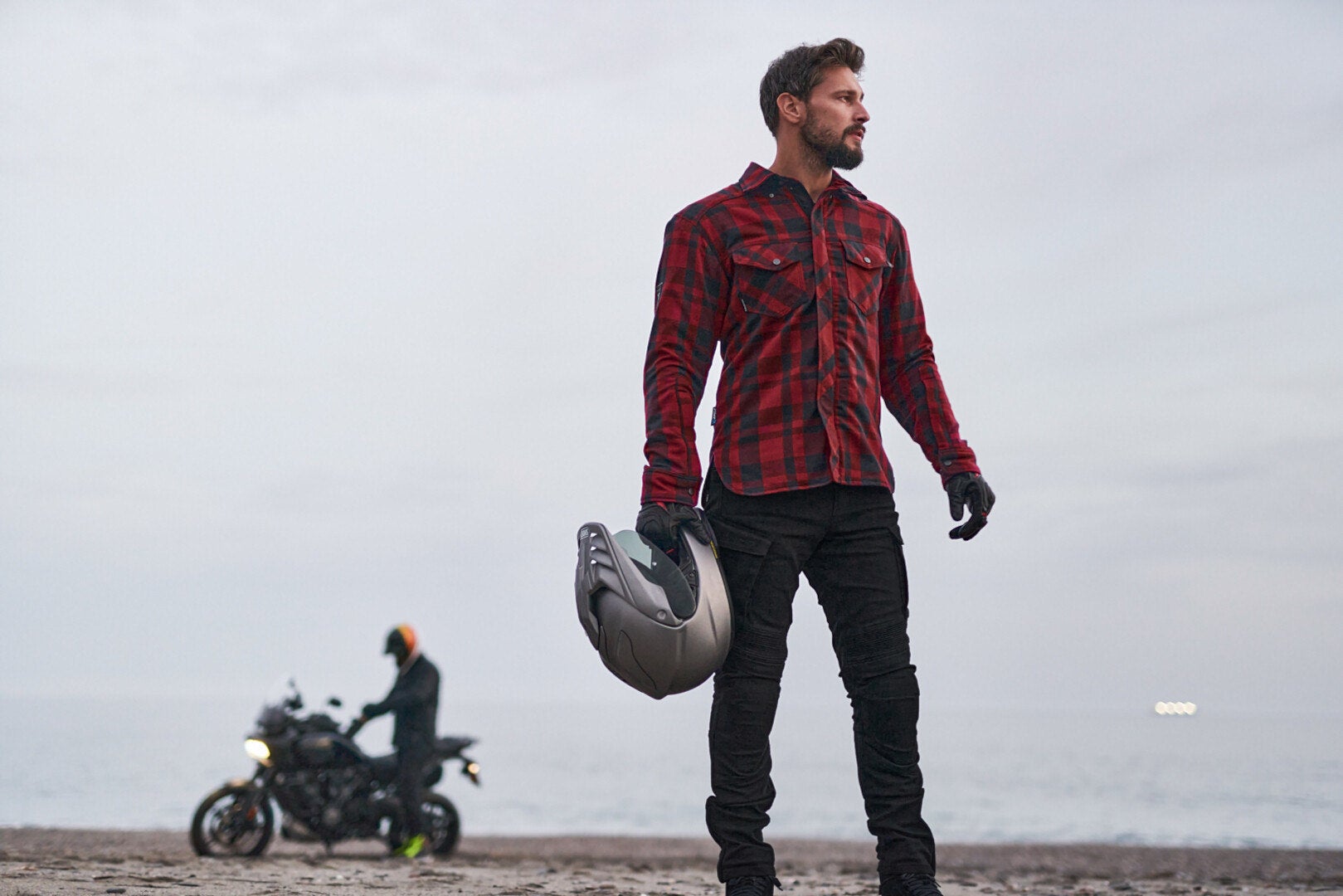 SHIMA Renegade 2.0 Camicia Moto rosso XXL Figura 4