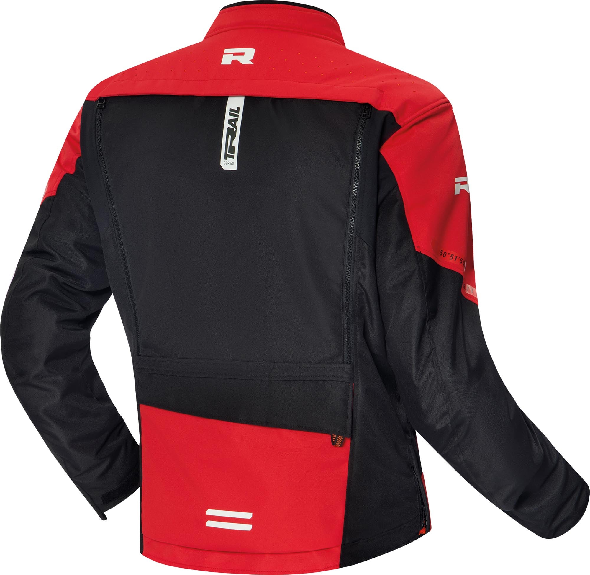 Richa Nomad Nepromokavá textilní bunda pro motocykl Černá/červená M Obrázek 2