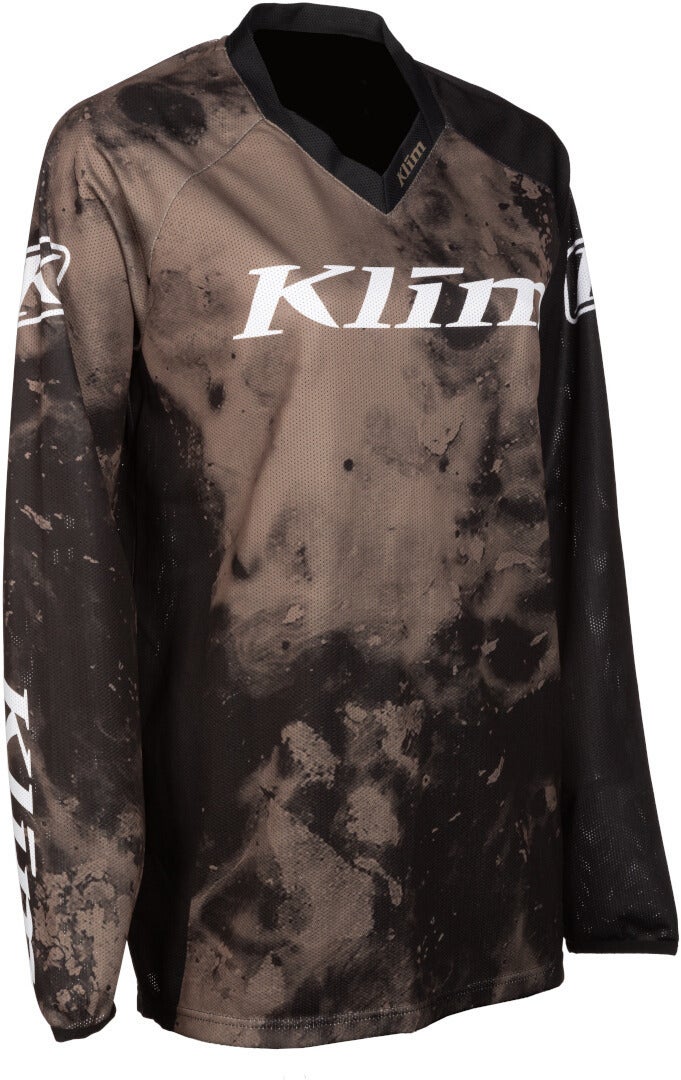 Klim XC Lite Corrosion 2023 Motocross trøje til damer sort/grå S Figur 3