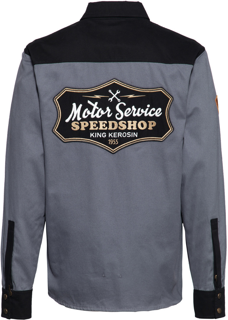 King Kerosin Motor Service Speedshop Workwear Tricou M Figura 2