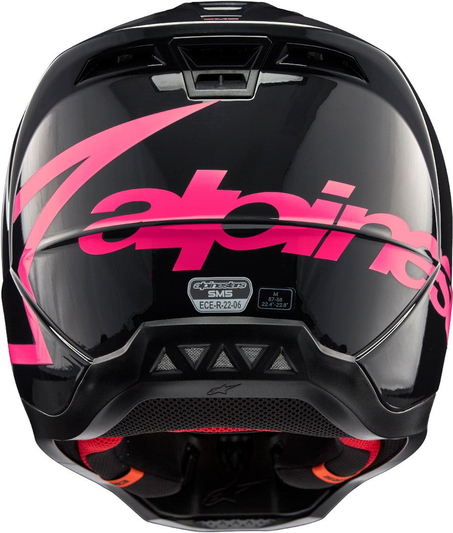 Alpinestars S-M5 Corp 2024 Casco Motocross nero/rosa M (57/58) Figura 3