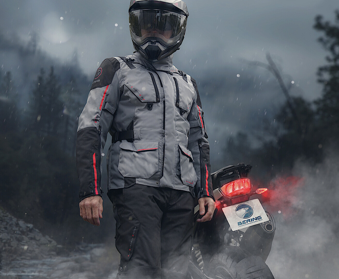 Bering Nordkapp Motorrad Textiljacke grau M Abbildung 5