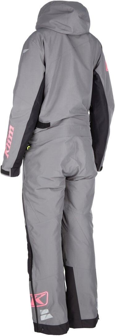Klim Vailside Damer ett stykke snøscooterdrakt grå/rosa Short M Figur 2