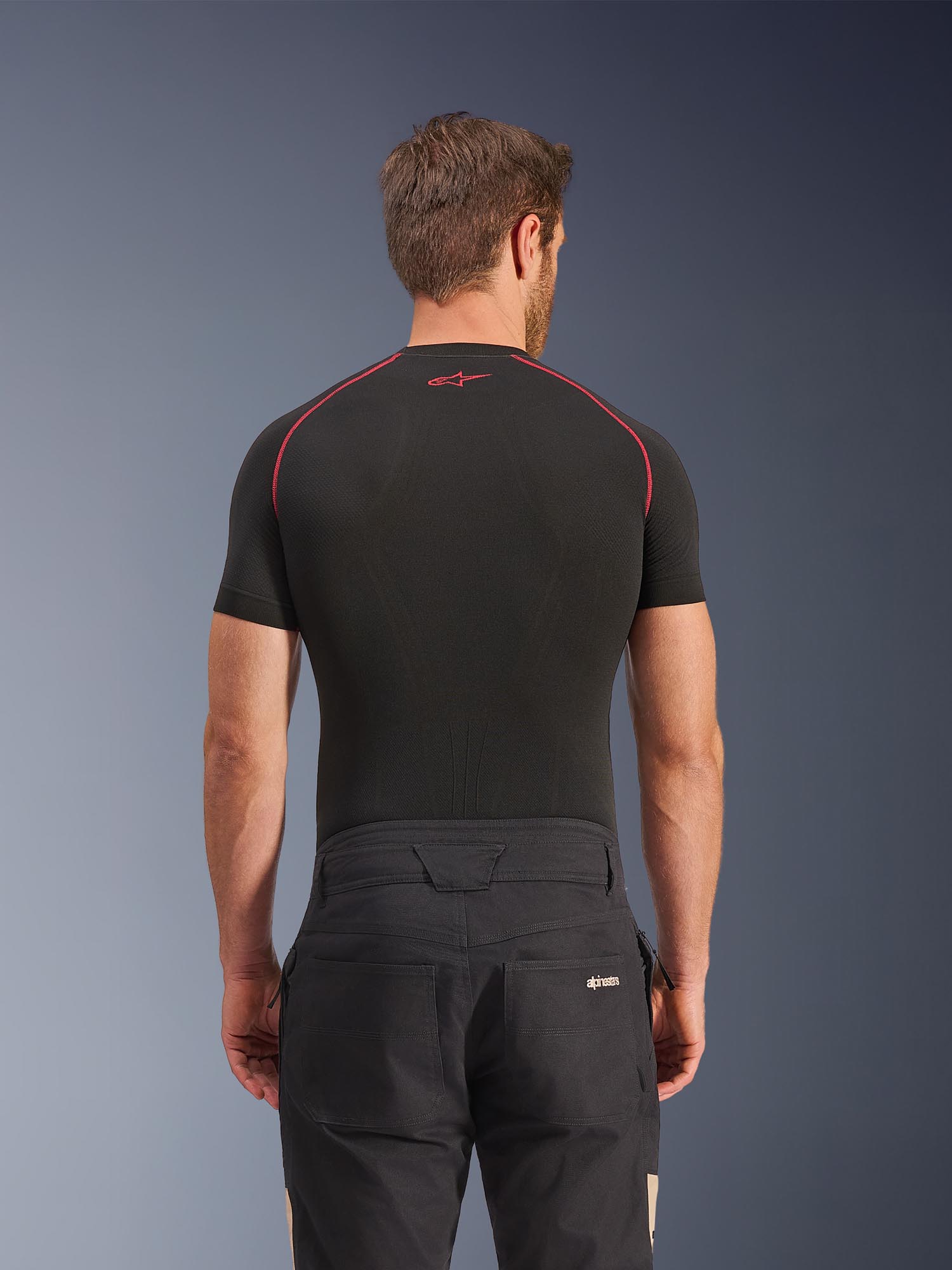 Side view of Alpinestars Flex-Ast Canvas Motorcycle Textile Pants