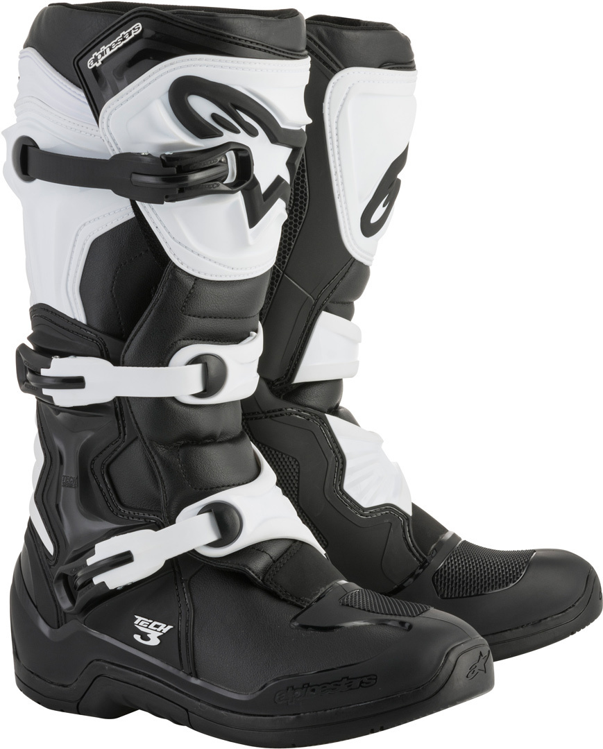 Alpinestars Tech 3 Bottes motocross Noir/Blanc 16 (52) Figure 1