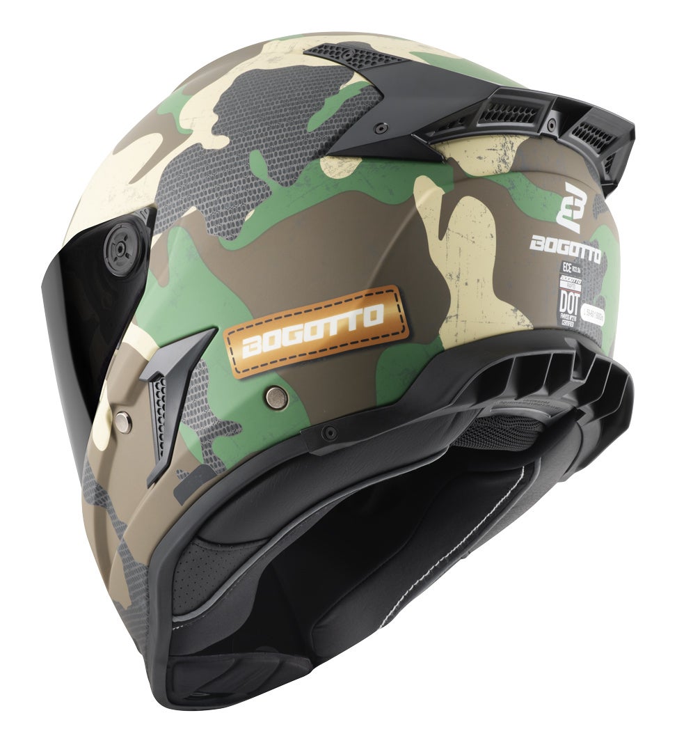 Bogotto Rapto Camo Helmet green matt 2XL Figure 2