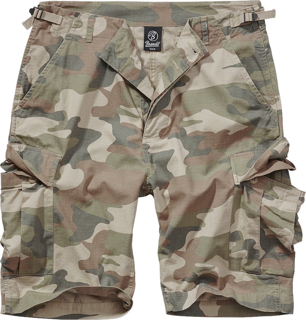 Brandit BDU Ripstop Shorts Vert militaire/Camouflage L Figure 1