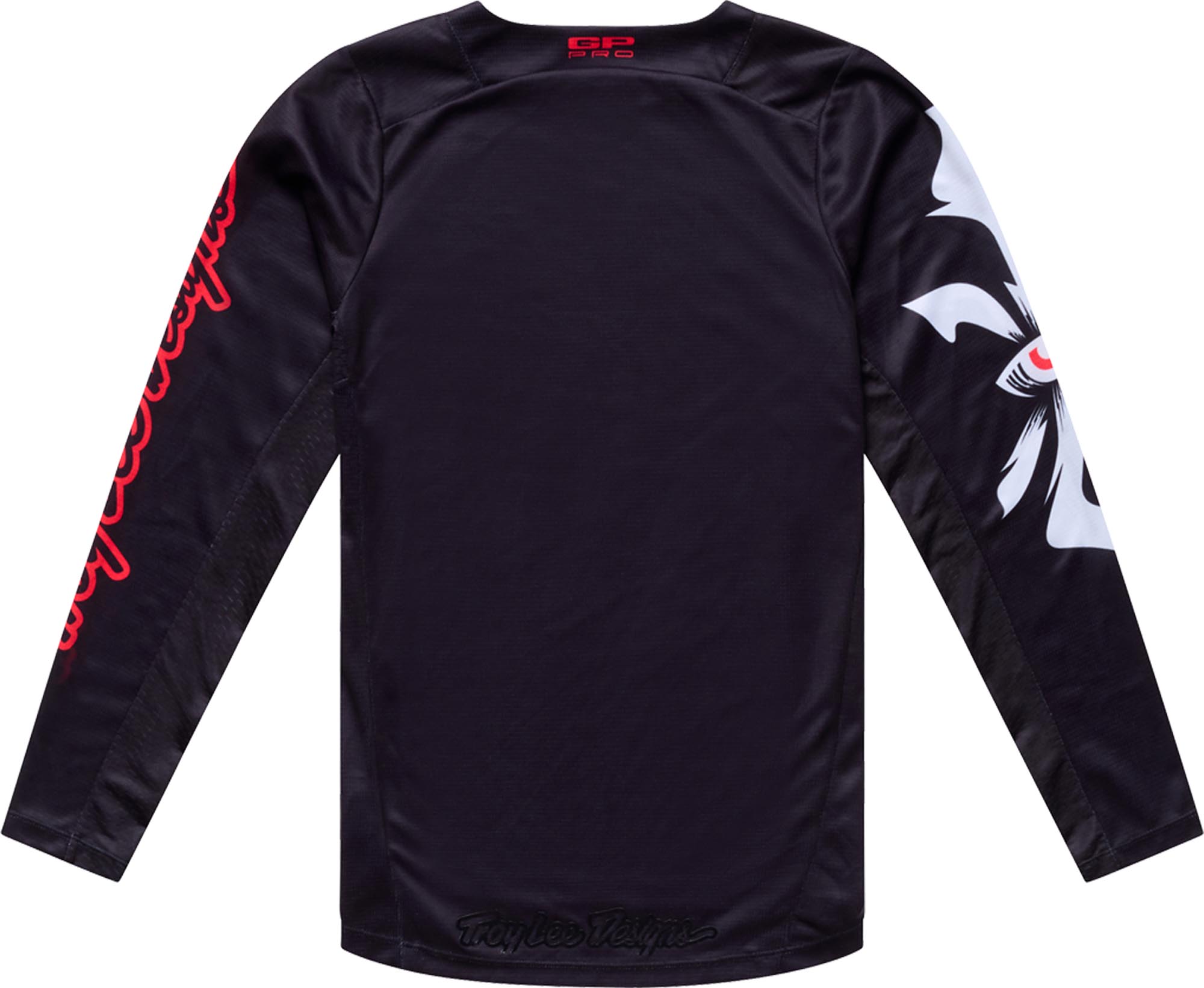 Troy Lee Designs GP Pro Cyclops Ungdoms motocrosstrøje sort/neonrød S Figur 2