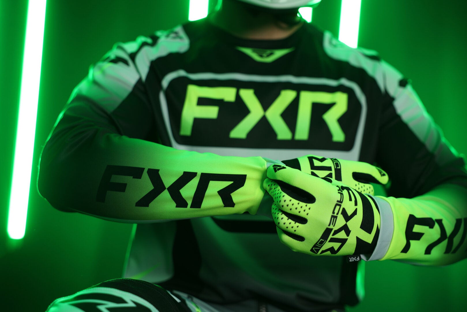FXR Clutch Pro 2025 Motocross Jersey black/green 4XL Figure 5