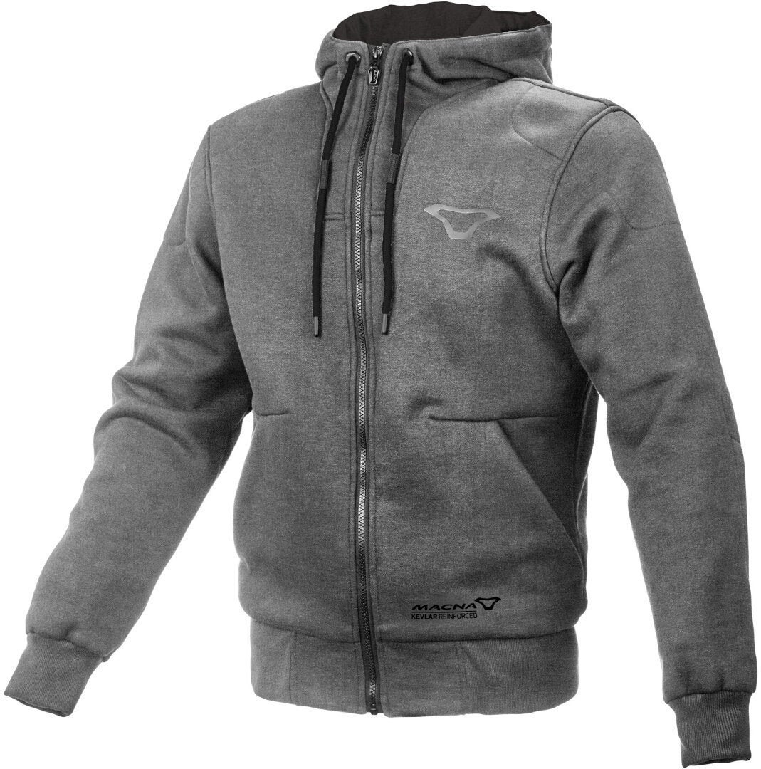 Macna Nuclone Motorcycle Zip Hoodie dark grey XXL Figure 1