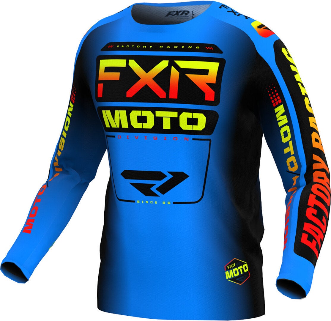 FXR Clutch 2024 Youth Motokrosový dres Černá/tmavě modrá M Obrázek 1