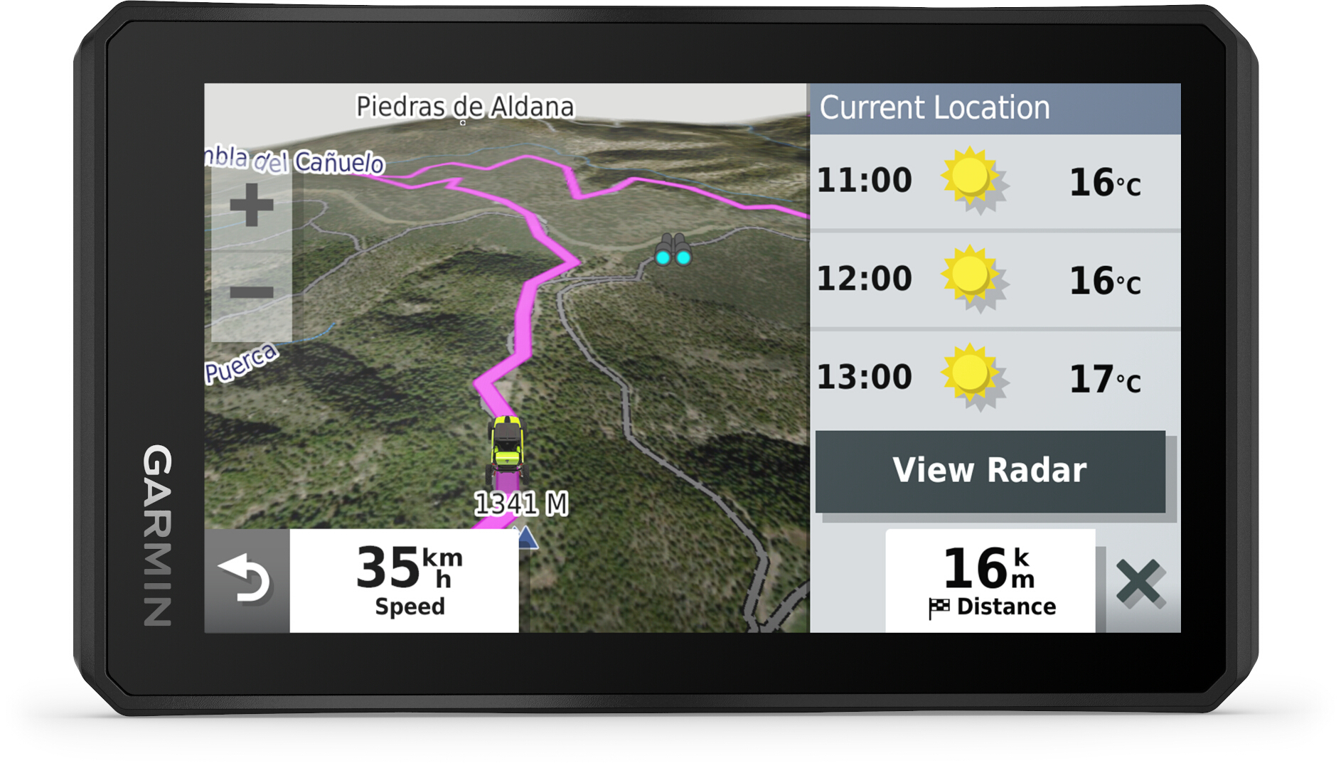 Garmin TREAD M-S Sistem de navigație Figura 6