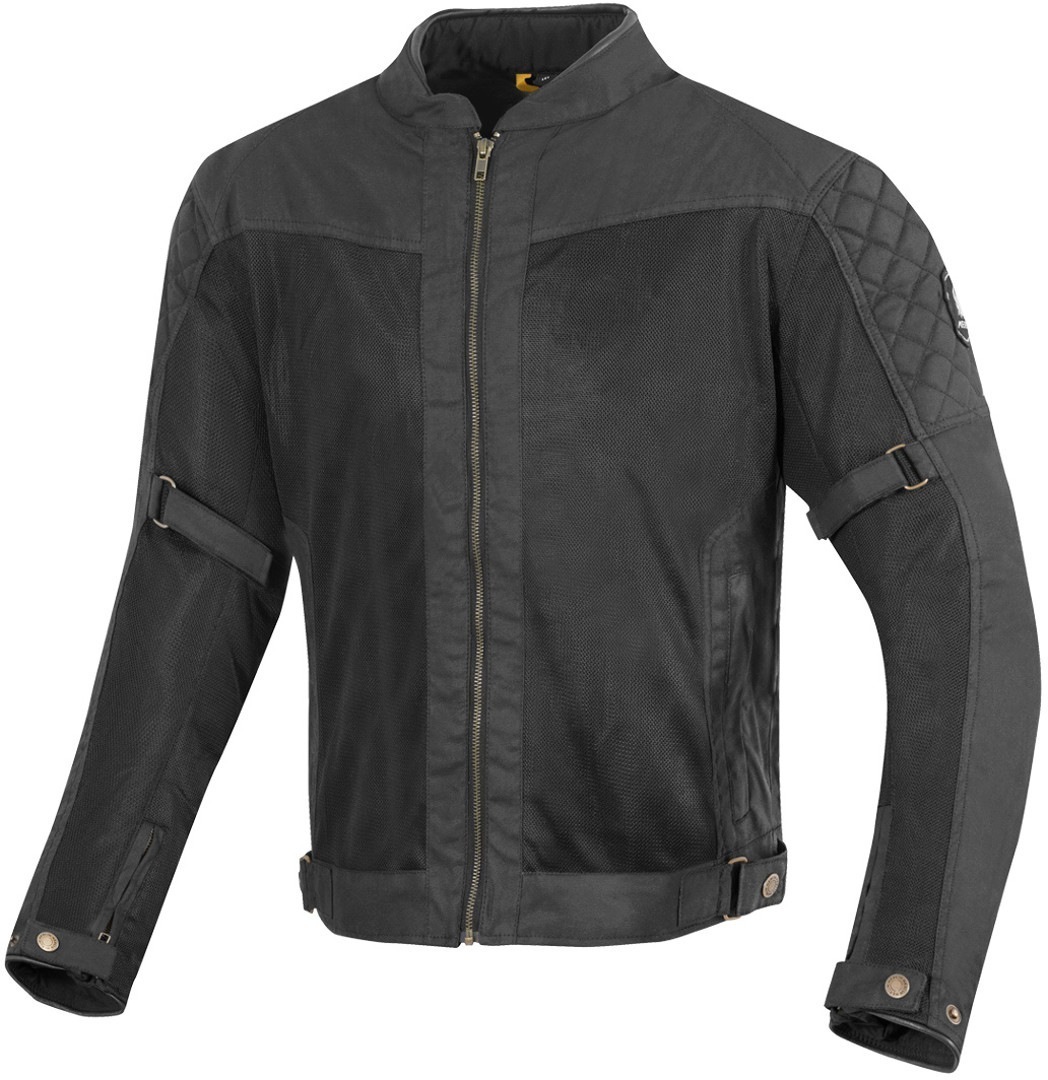 Merlin Chigwell Lite Motorcycle Waxed Jacket black M Figure 1