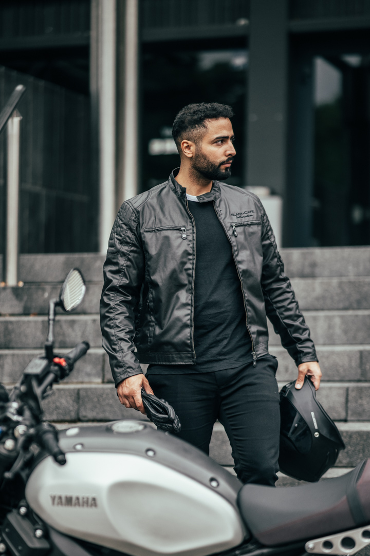 Black-Cafe London Ahvaz Textile Jacket black 60 Figure 5