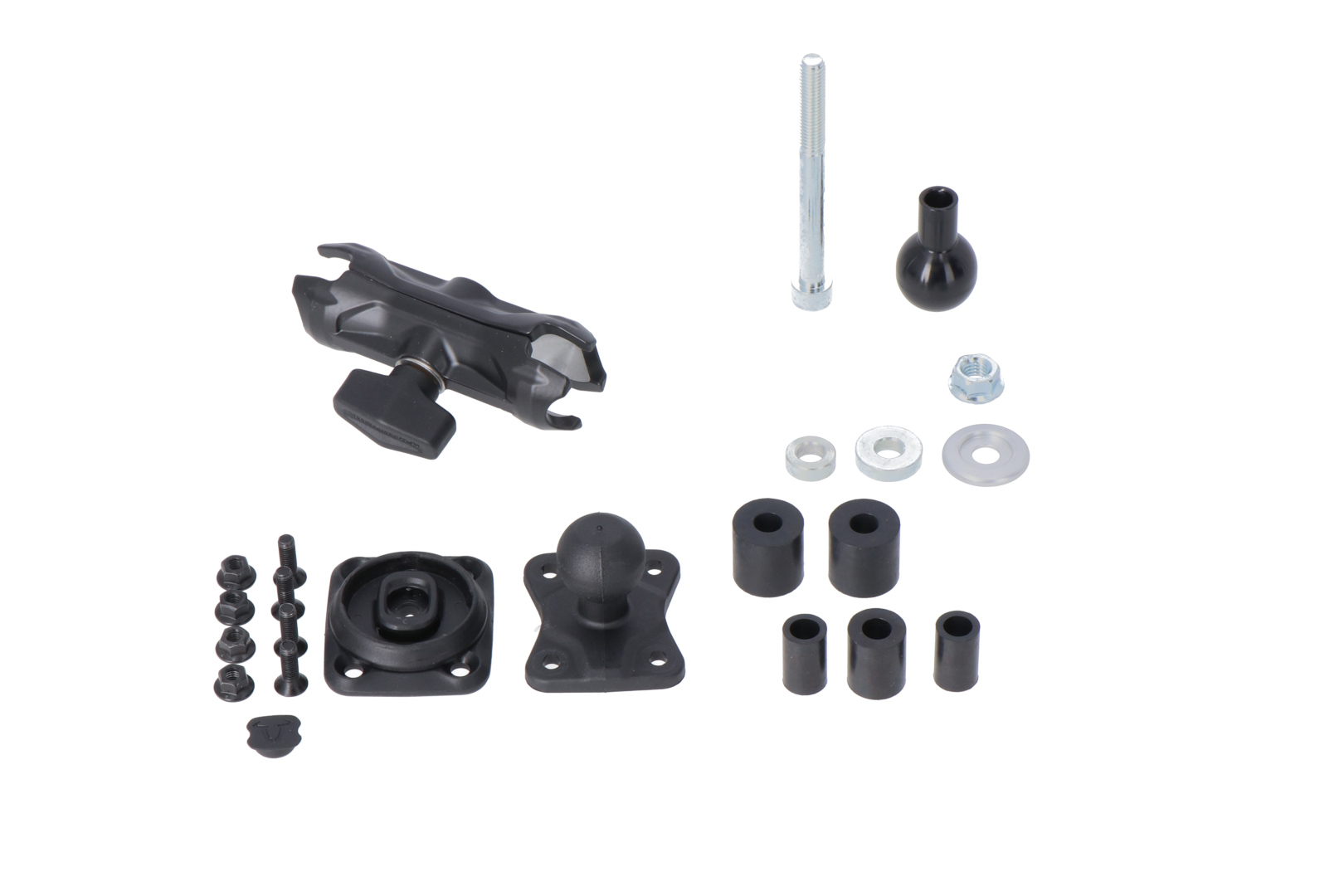 Kit de montare GPS SW-Motech pentru tub de direcție cu T-Lock - Pentru bilă de Ø 12,5-25 mm. 1", braț tubular, T-Lock. Figura 1
