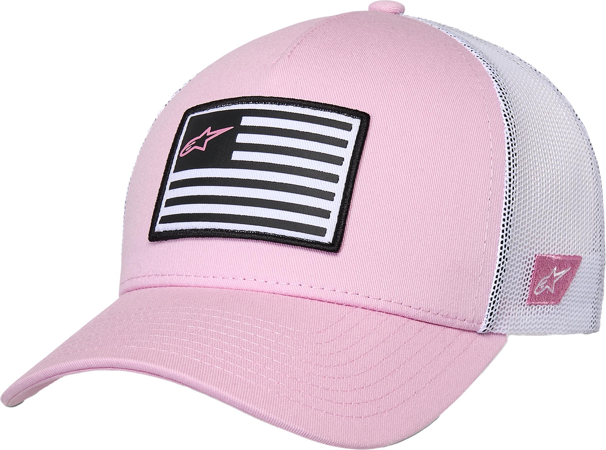 Alpinestars Flag Snapback 모자 분홍색/흰색 그림 1