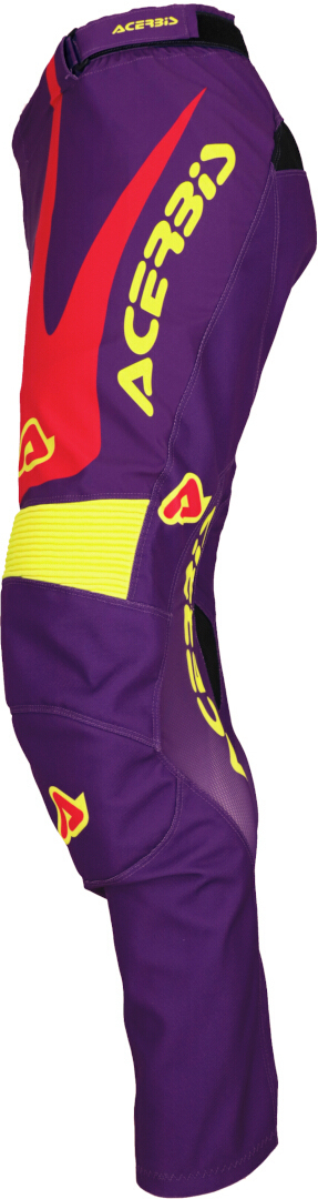 Acerbis MX-Track Askar Pantaloni da motocross viola/giallo 32 Figura 4