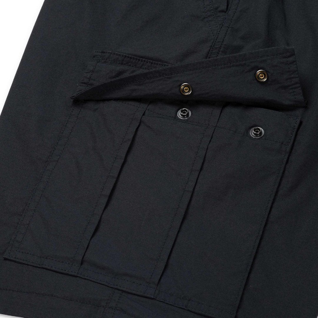 Side view of Vintage Industries Elliott Textile Shorts