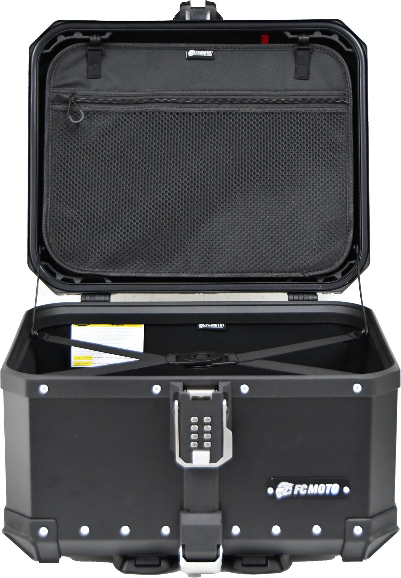 FC-Moto Terreno X Cutie superioară Alu fără cheie negru 55 litre. Figura 6