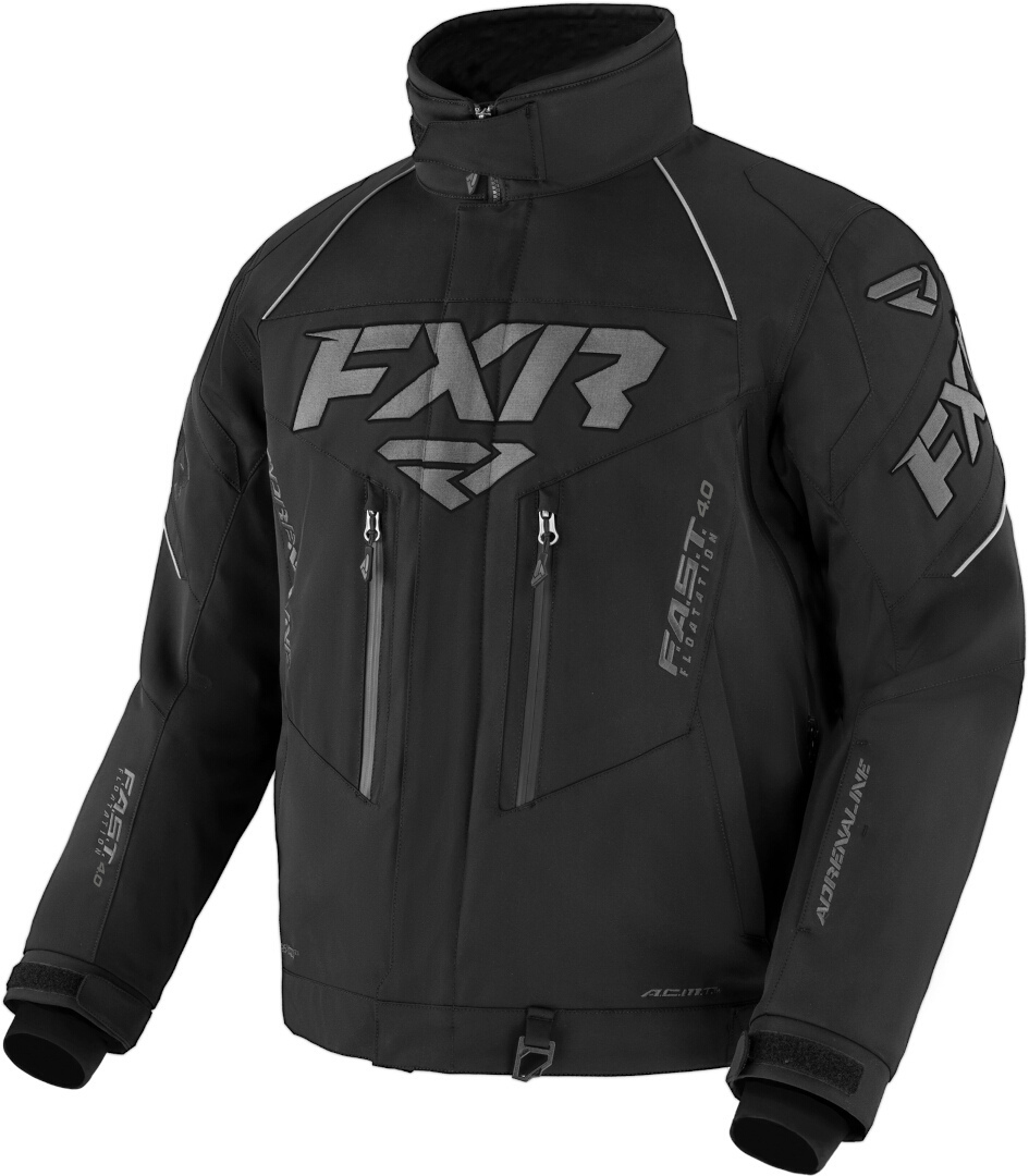 FXR Adrenaline 2-in-1 2023 Snowmobile Jacket black/grey 3XL Figure 1