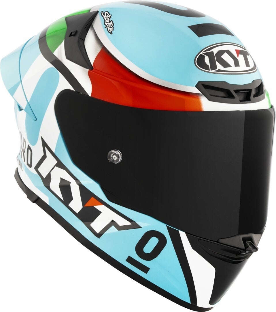 KYT TT-Revo Leopard Replica Casco Verde/Rosso XXL (63) Figura 4