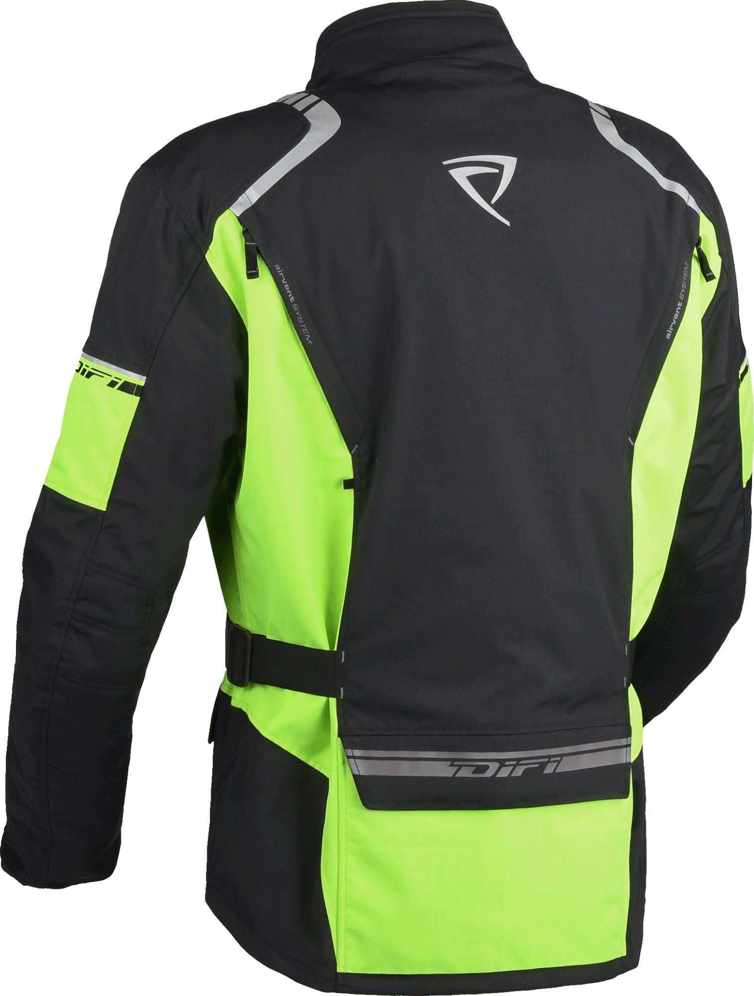 DIFI Navigator Aerotex waterproof Motorcycle Textile Jacket black/yellow L Figure 2
