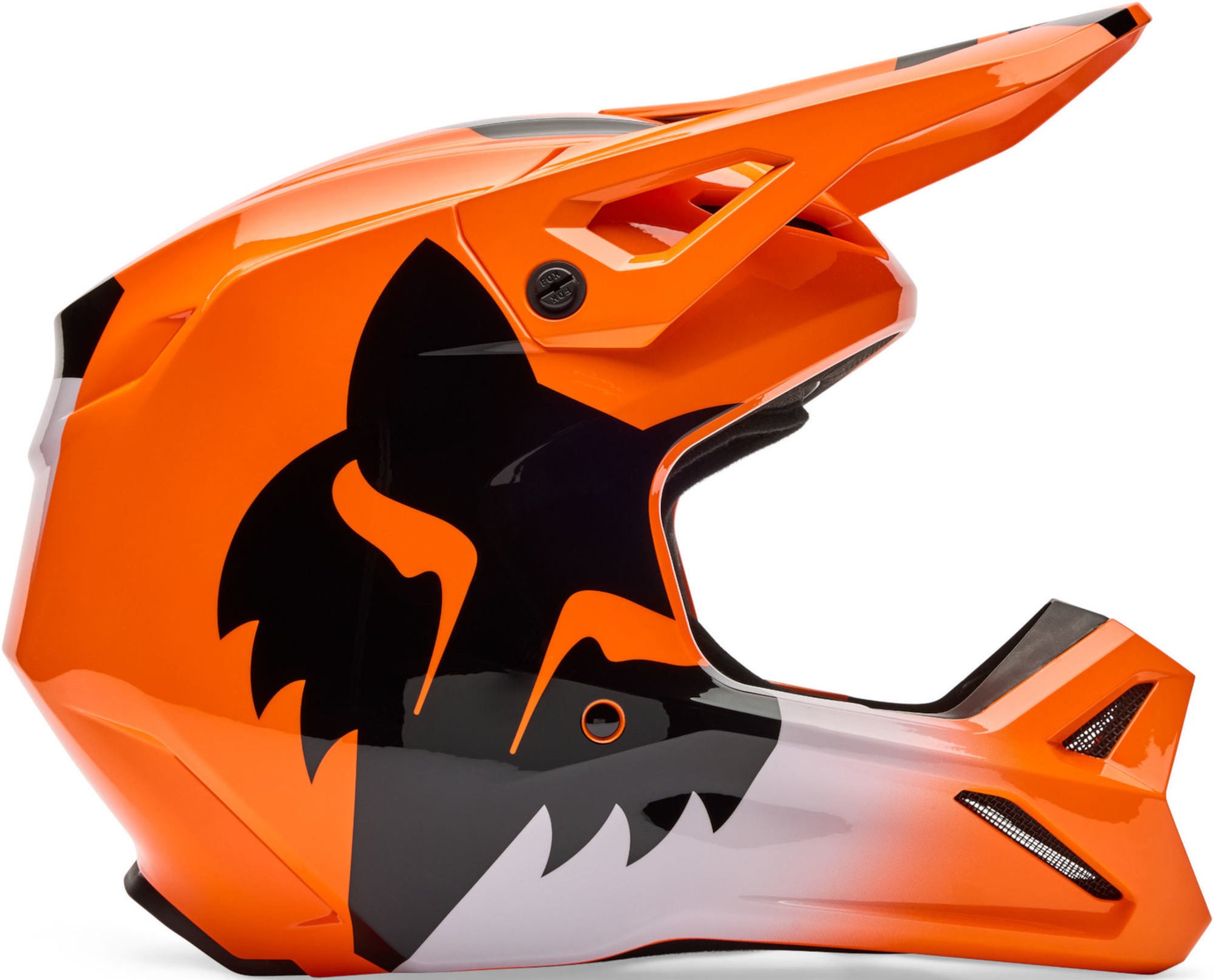 FOX V1 Shield Casque de motocross pour jeunes orange Y/M (51/52) Figure 2