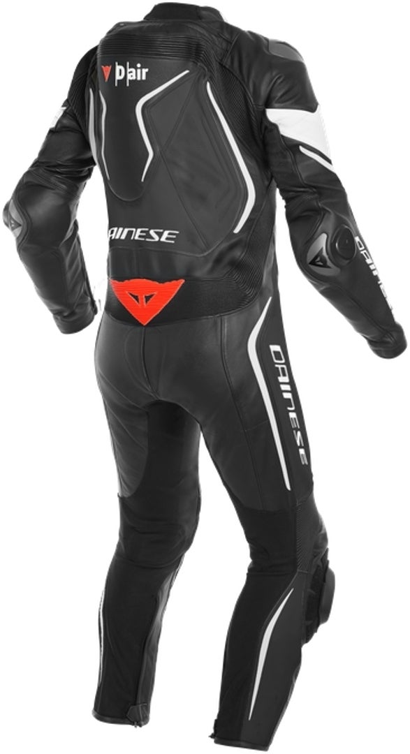 Dainese Misano 2 D-Air® Airbag One Piece Perforated Motorcycle Leather Suit black/white 56 Figure 2