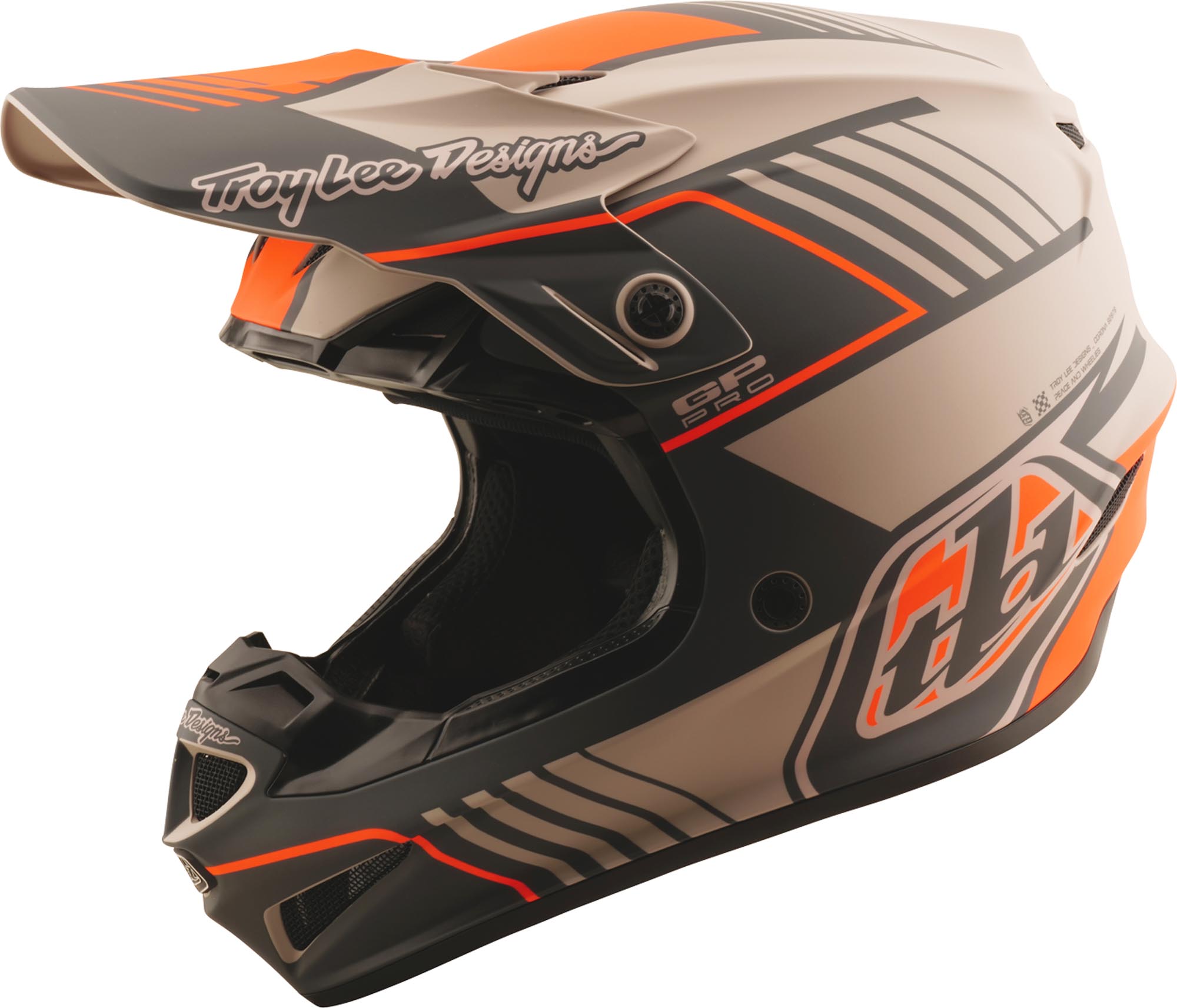 Troy Lee Designs GP Pro MIPS Segment Kask motocrossowy Taupe S (55/56) Rysunek 1