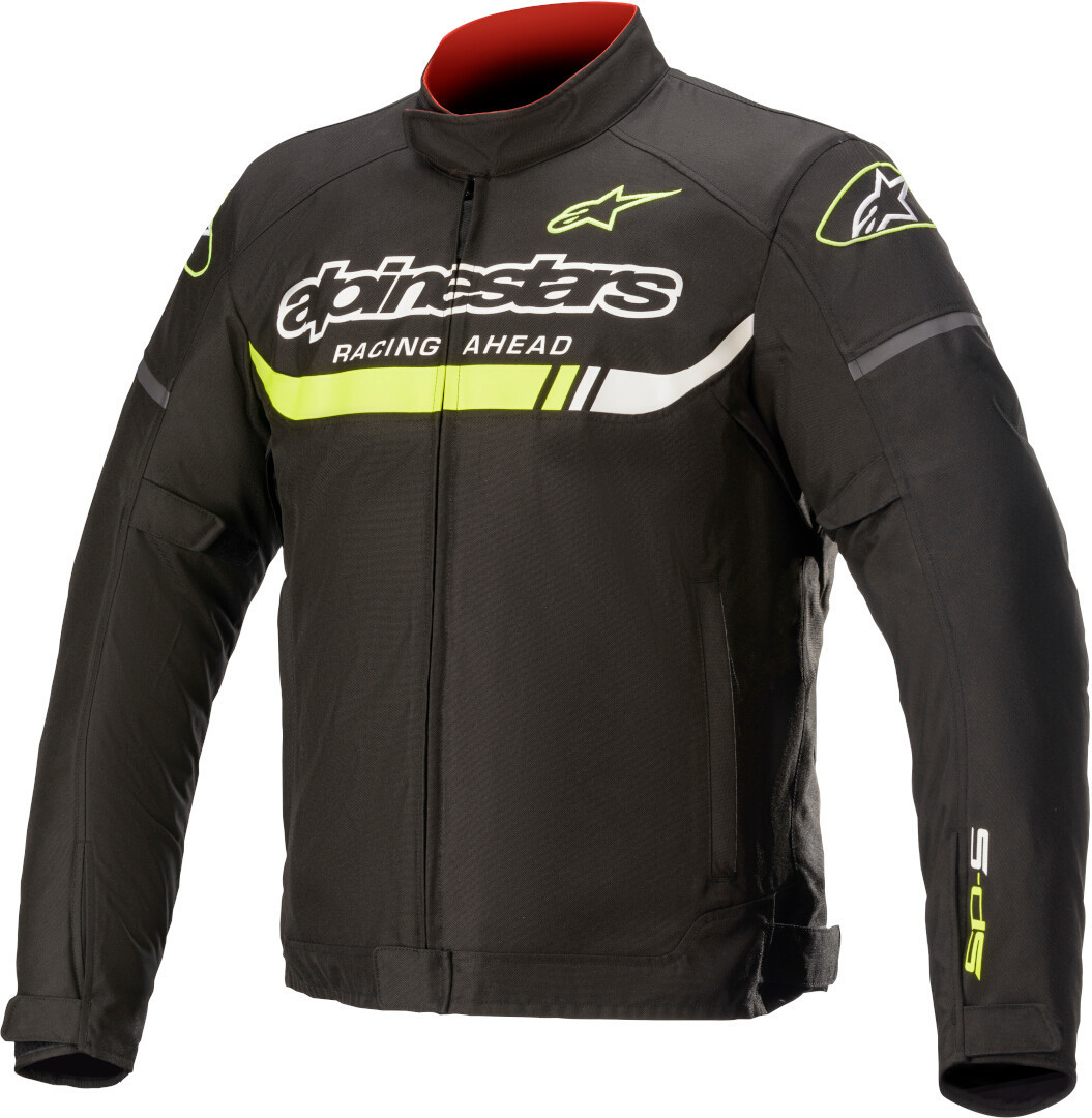 Alpinestars T-SP S Ignition Waterproof Motorcycle Textile Jacket black/yellow M Figure 1