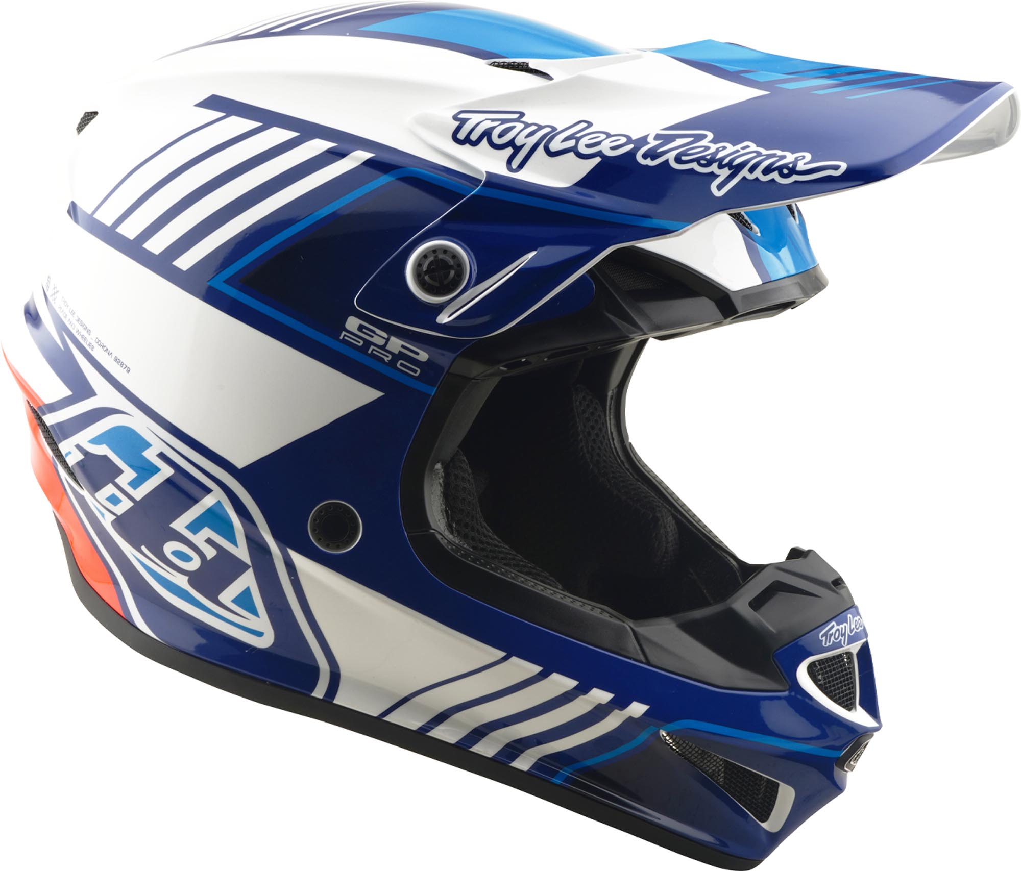 Troy Lee Designs GP Pro MIPS Segment Casco da motocross blu/bianco XL (60/61) Figura 2