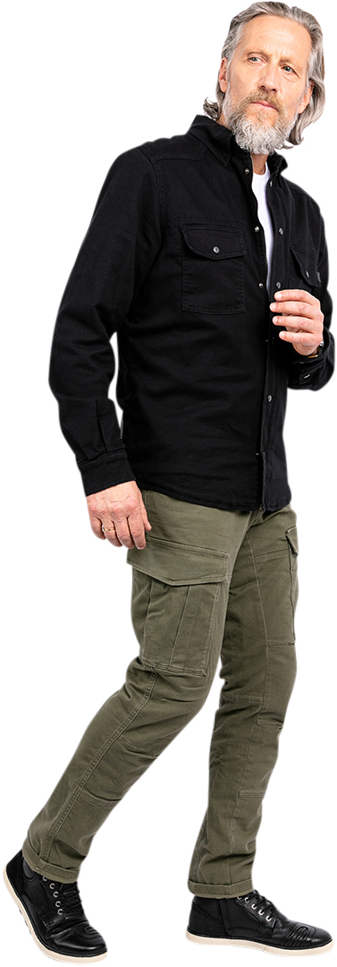 John Doe Stroker Cargo XTM Motorcycle Textile Pants olive 31 L32 Figure 16
