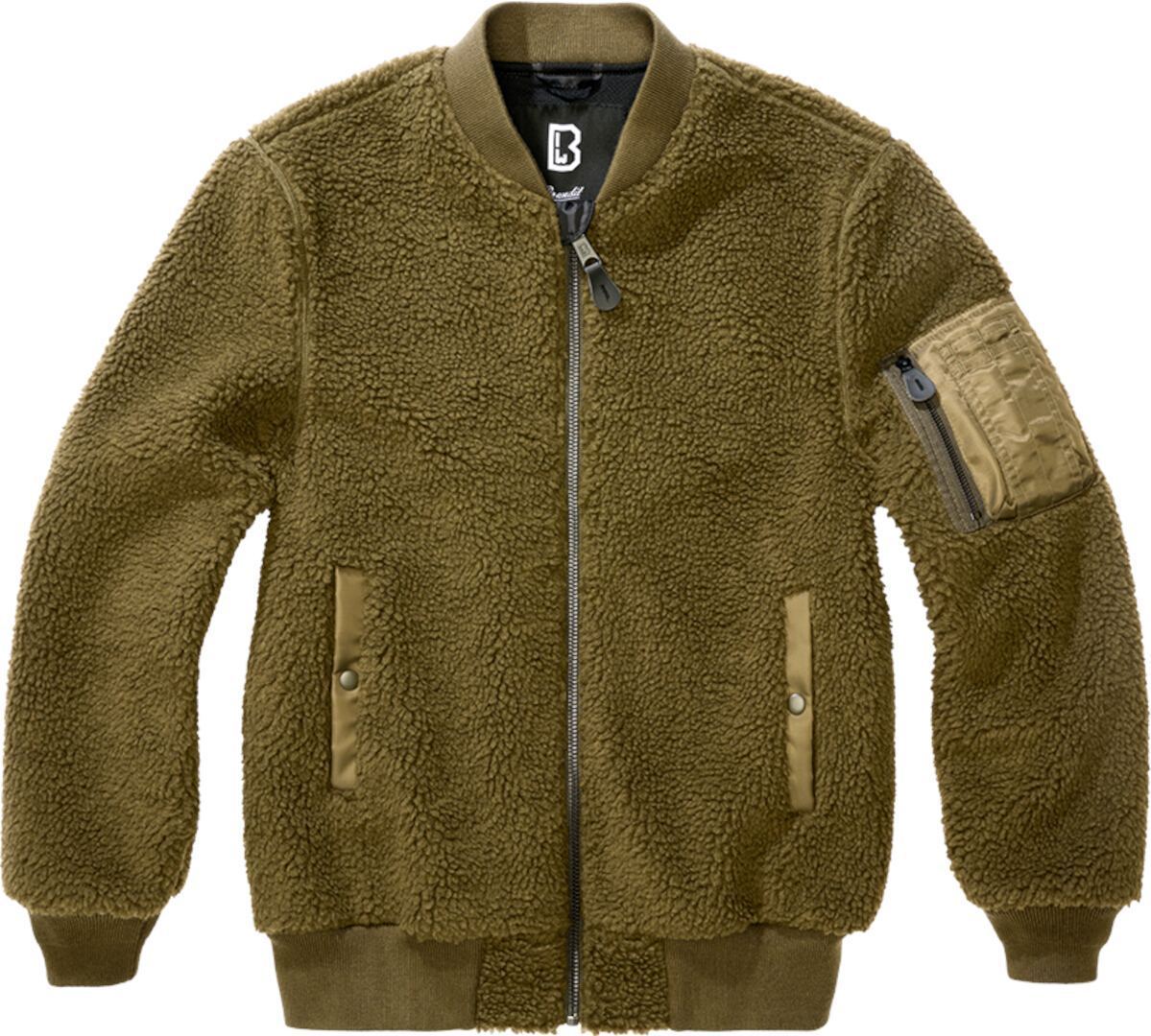 Brandit Olive Ma1 Sherpa Teddy Fleece Jacket