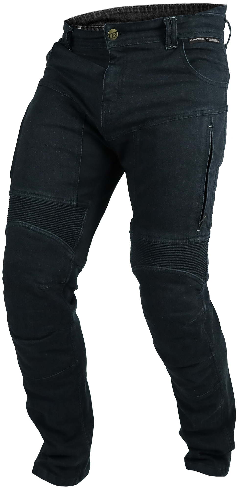 Trilobite Parado AAAA Doublelayer Slim Motorcykeljeans Sort 42/32 Figur 1