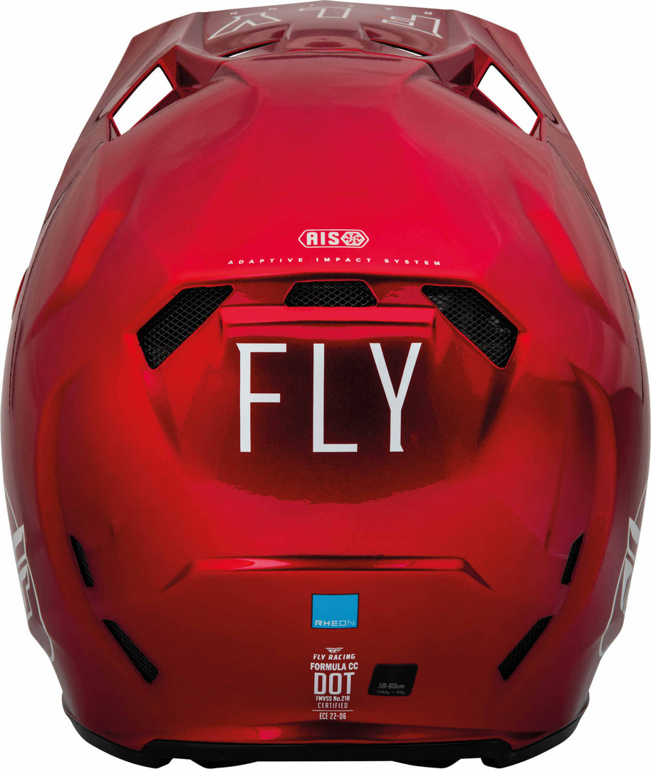 Fly Racing Formula CC Centrum Capacete de Motocross vermelho/branco XXL (63) Figura 3