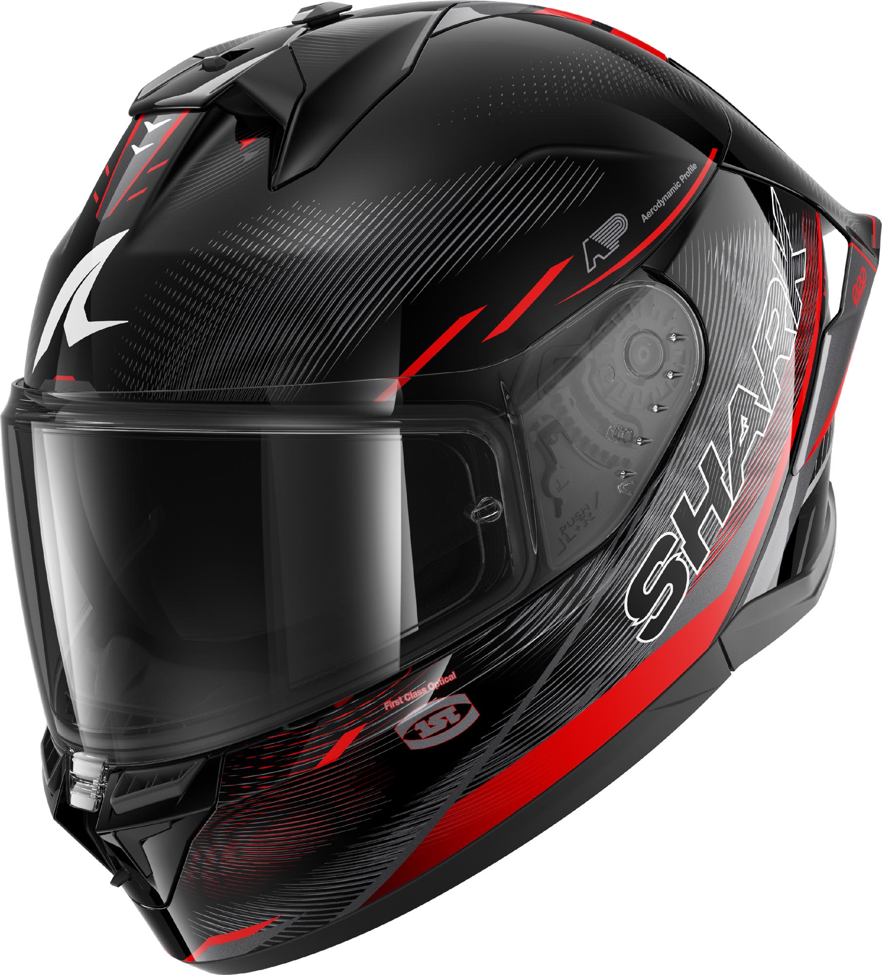 Shark Skwal Cup Speed Tech Prilba čierna/červená/antracit XS (53/54) Obrázok 1