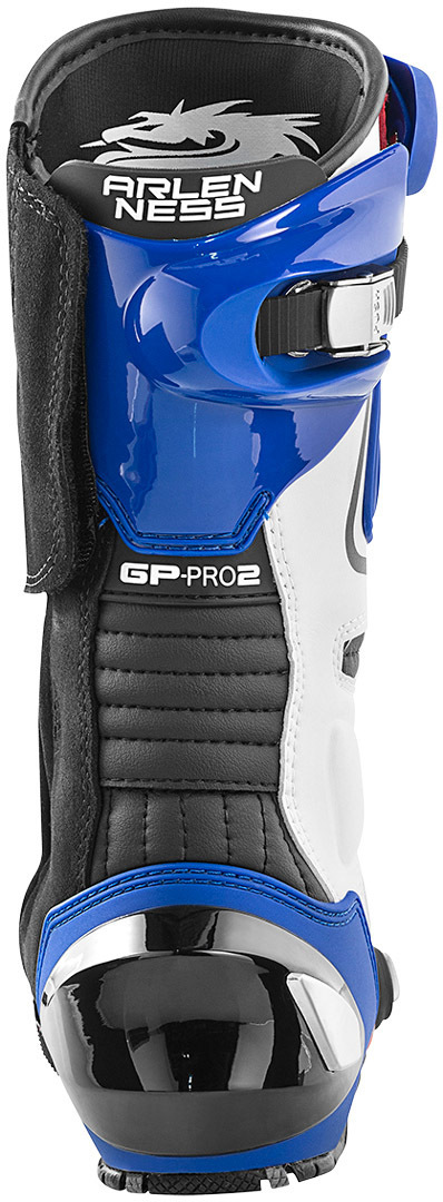 Arlen Ness Sugello Motorcycle Boots blue/white/red 40 Figure 4