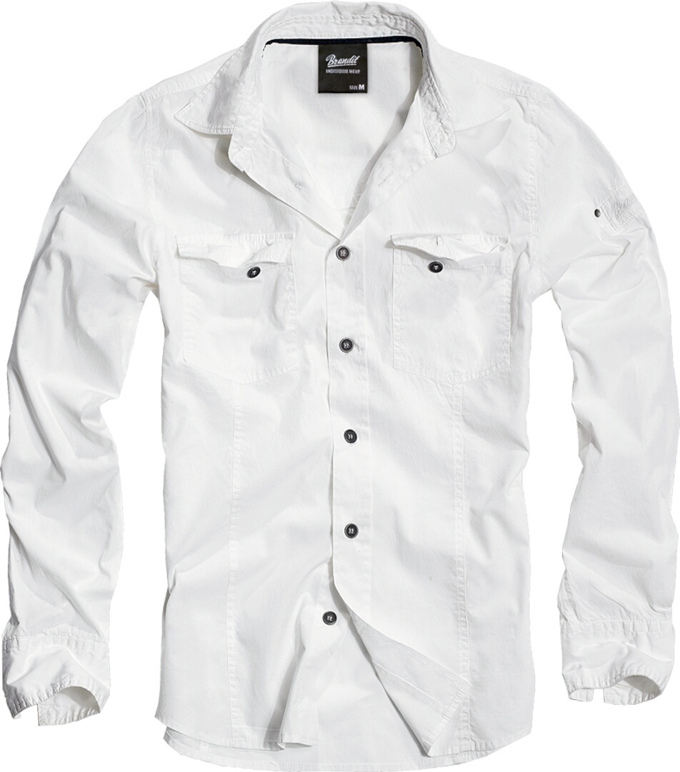 Brandit SlimFit Camicia Bianco 5XL Figura 1