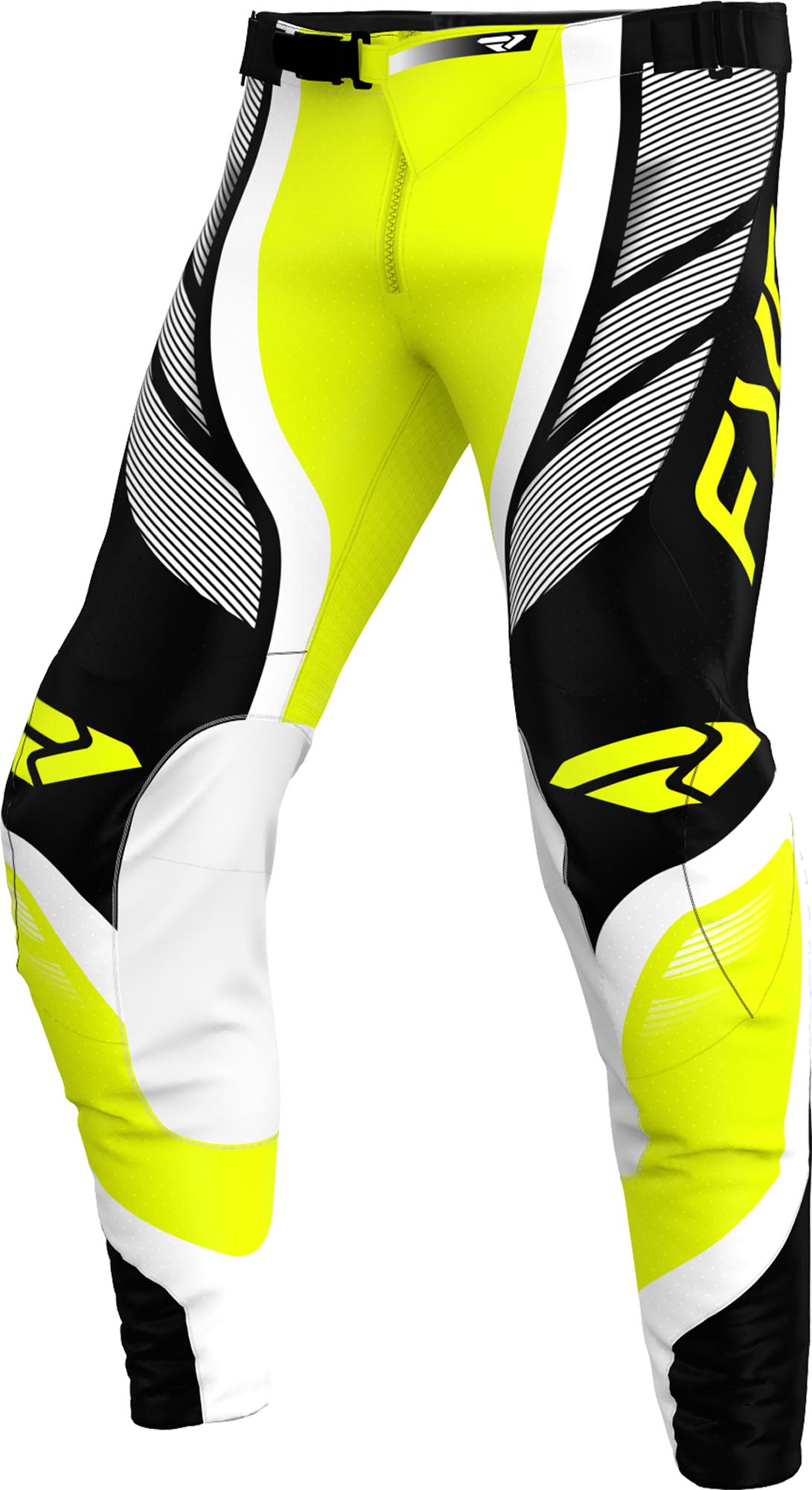 FXR Helium Infinity Motocross Pants black/white/yellow 34 Figure 1