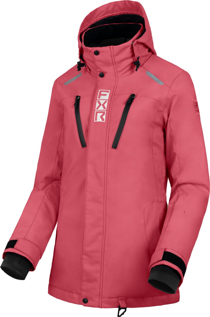 FXR Aerial 2025 Dame snescooterjakke sort/pink 4 Figur 1