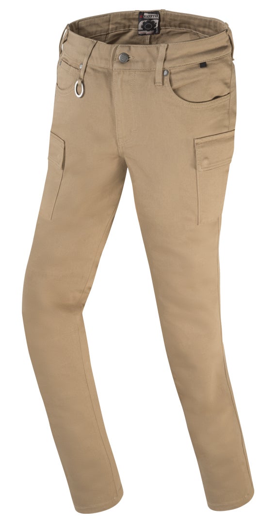 Bogotto Yagal Cargo Dames Motorfiets Textiel Broek Beige 27/30 Figuur 1