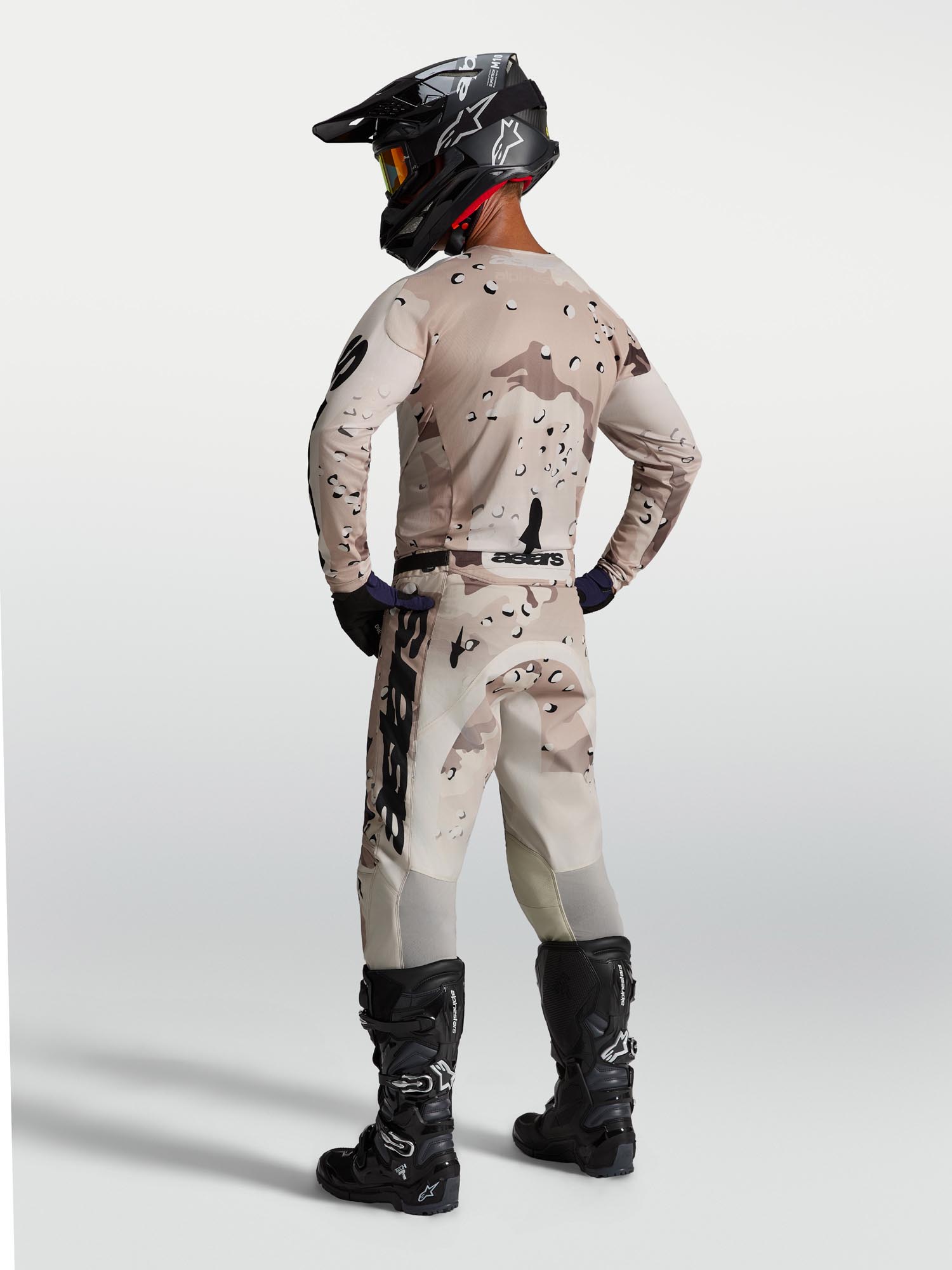 Alpinestars Racer Lone Παντελόνι Motocross καφέ/μαύρο 34 Γράφημα 7