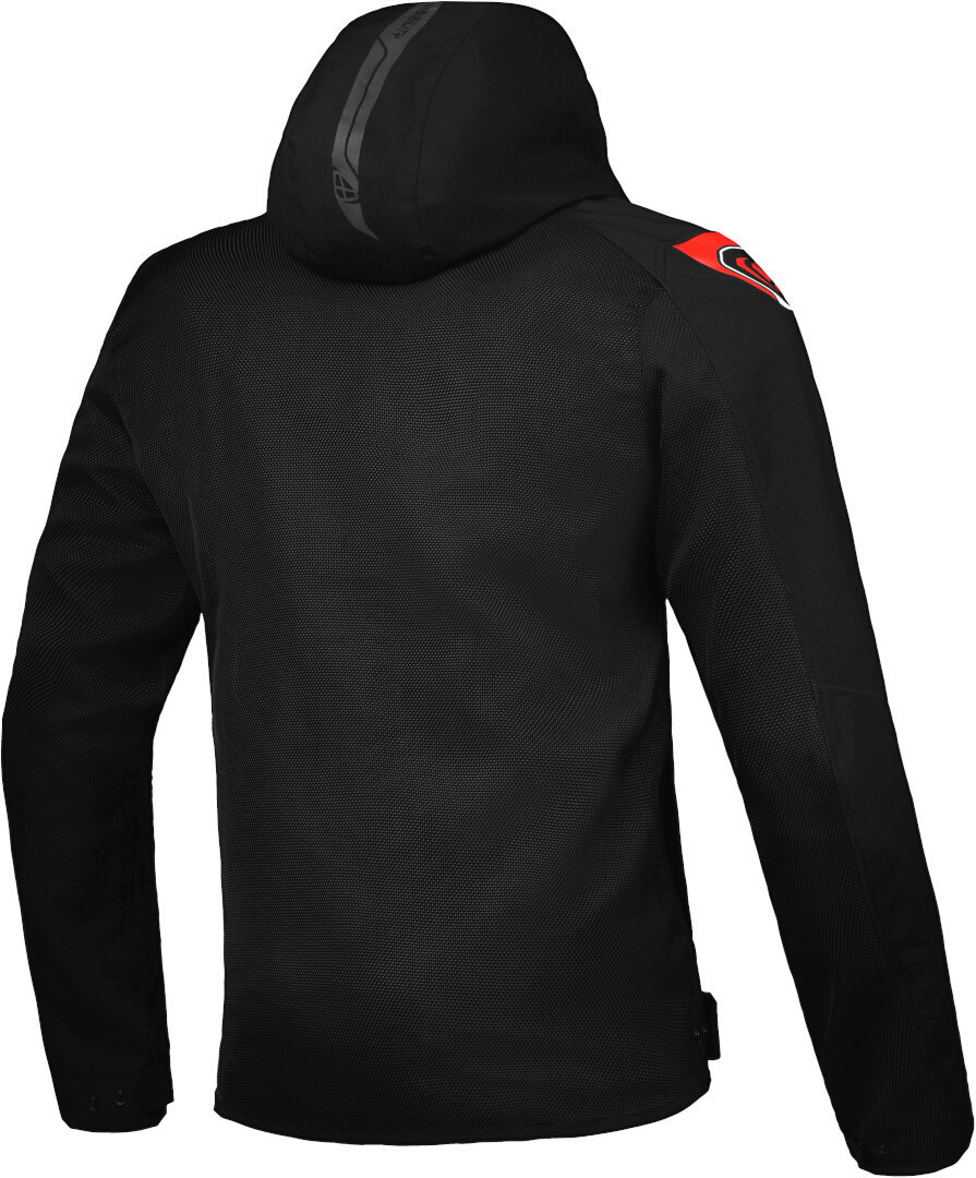 Ixon Fierce Motorcycle Textile Jacket black/white/red M Figure 2