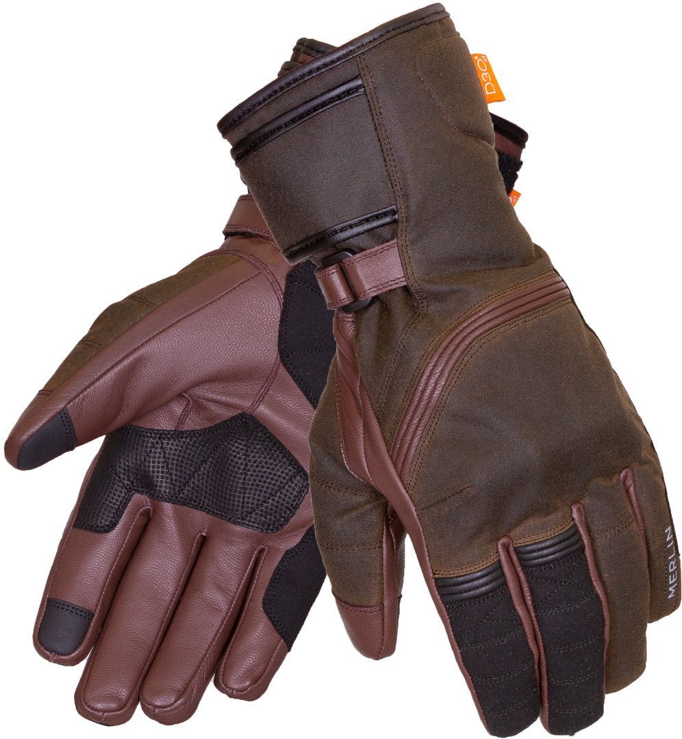 Merlin Ranger D3O Vandtæt motorcykel handsker Sort 2XL Figur 2