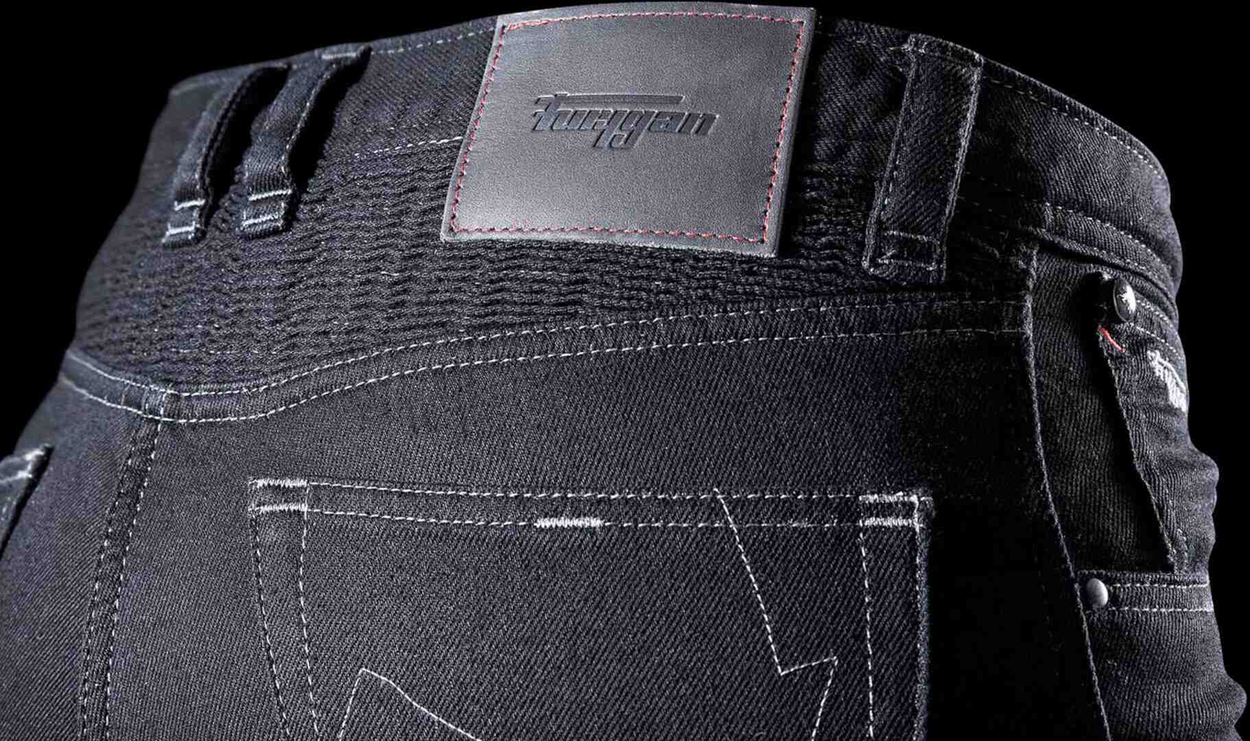 Furygan Purdey Evo Slim Dame Motorcykel Jeans Sort 32/30 Figur 9