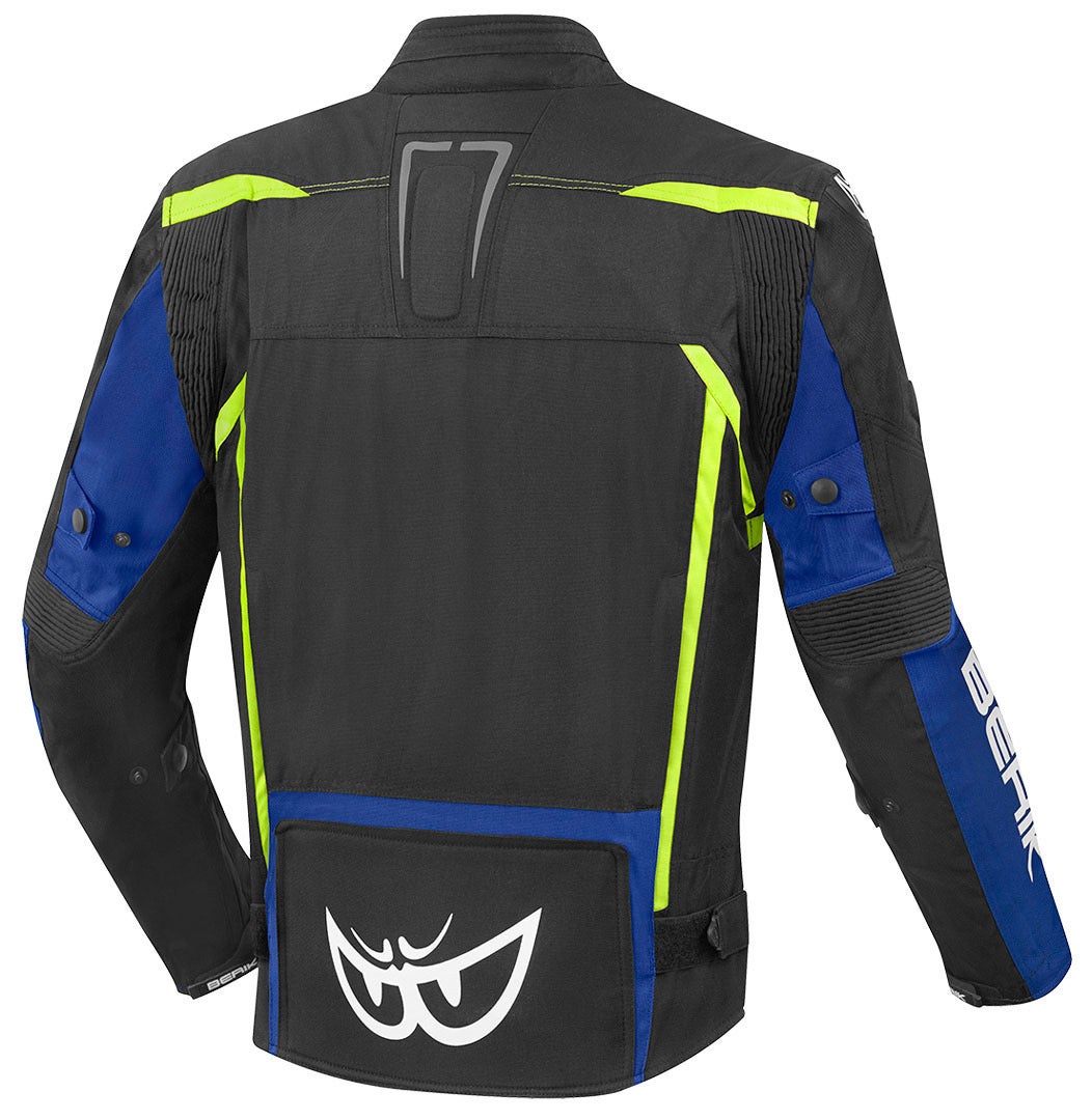 Berik Toronto Motorrad Texiljacke schwarz/blau/gelb 60 Abbildung 2