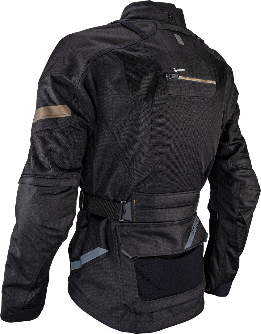 Leatt ADV FlowTour 7.5 waterproof Motorcycle Textile Jacket black/dark grey M Figure 4