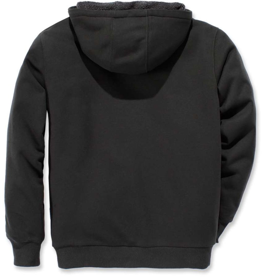 Carhartt Sherpa-Lined Midweight Full-Zip Sweatshirt grey/anthracite XL Figure 4