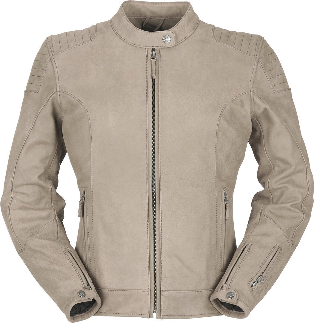 Furygan Debbie Dames Motorfiets Lederen Jas Beige XL Figuur 1